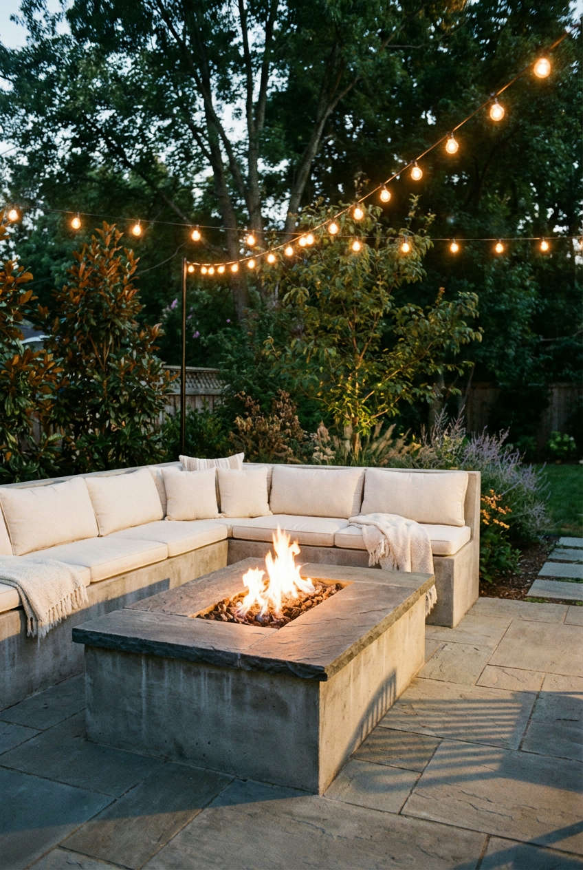 Elevated Firepits for Gatherings