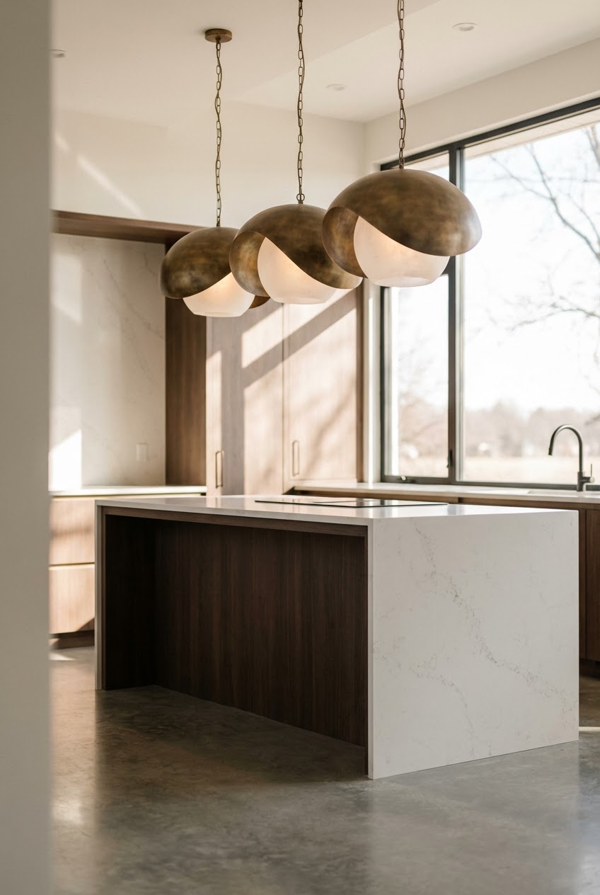 Statement Pendant Lights Above