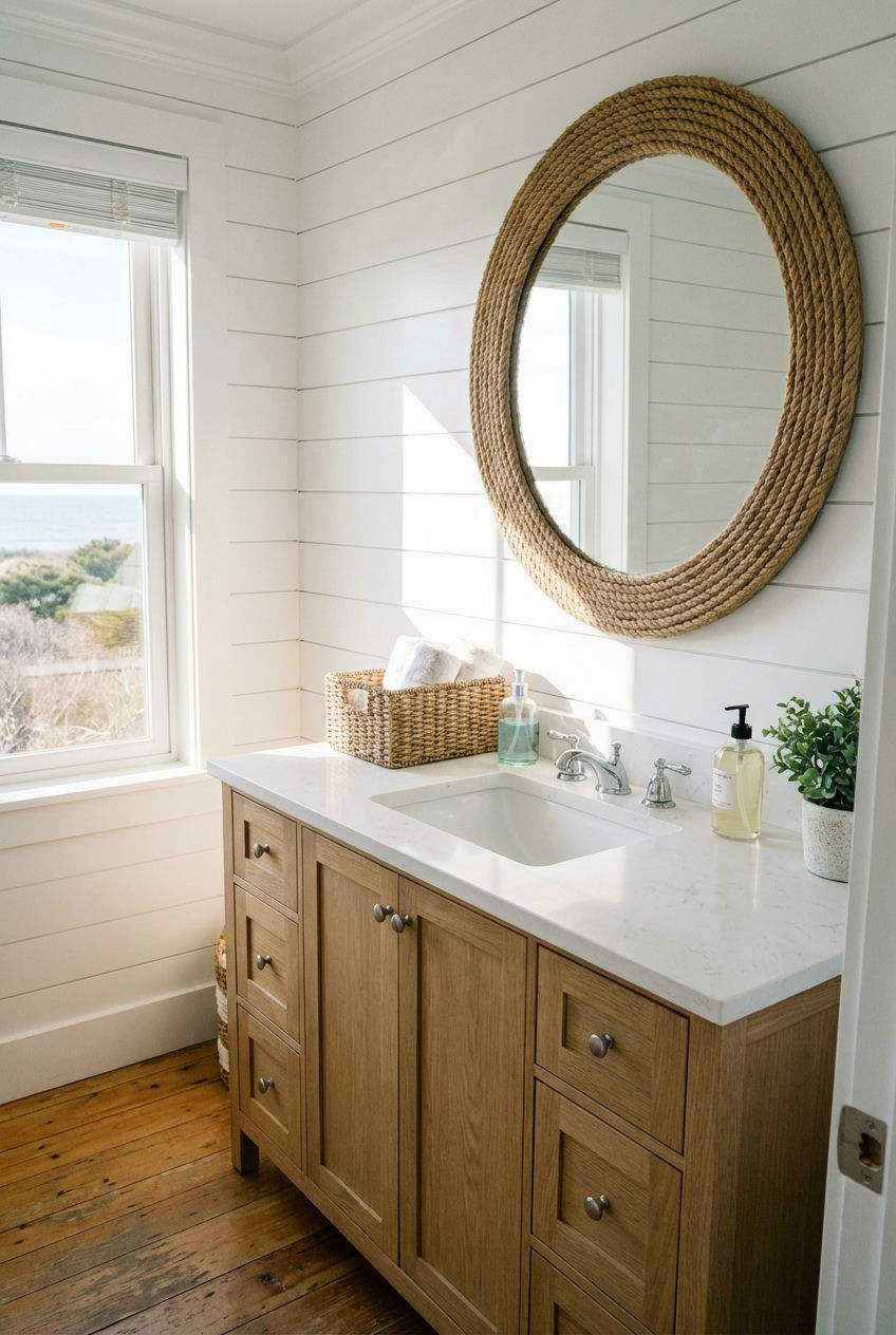 Coastal Chic with Shiplap
