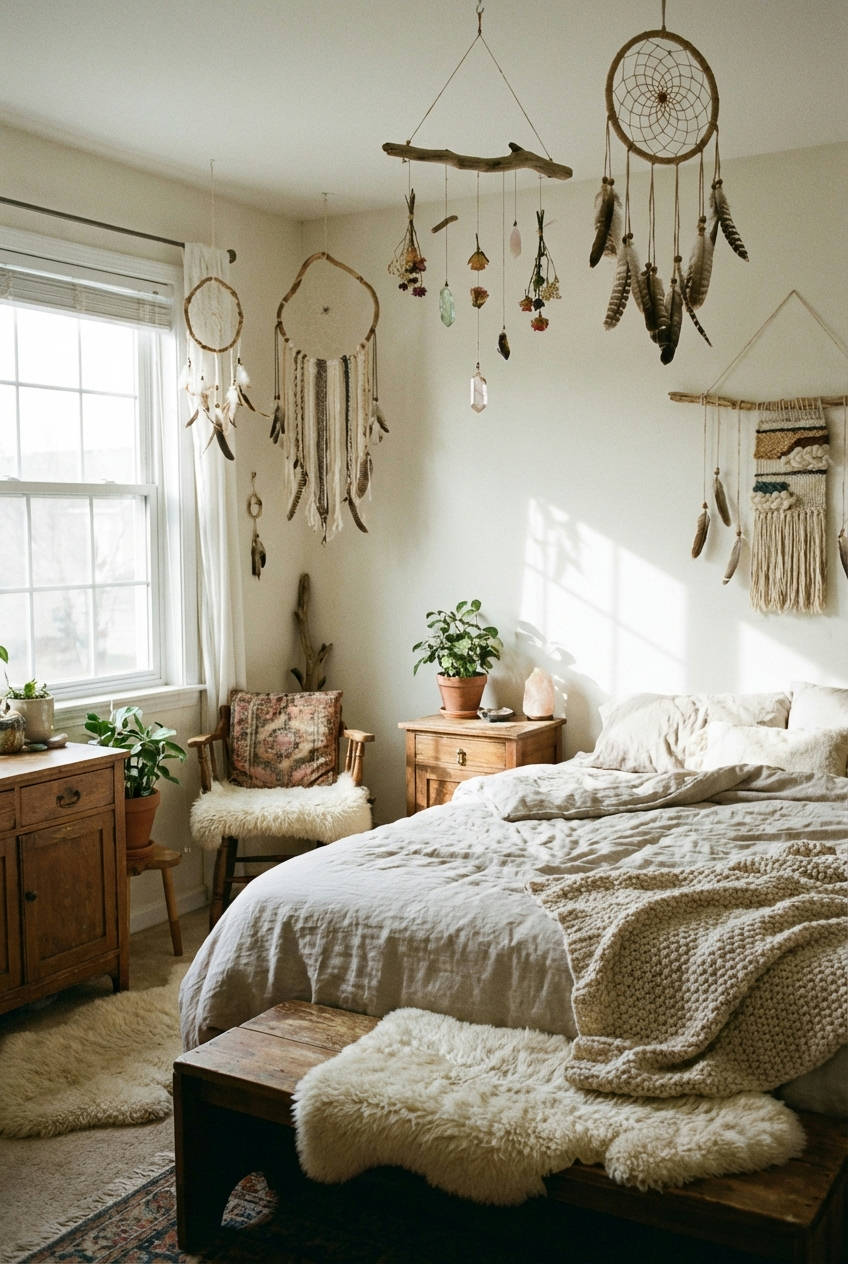 Whimsical Dreamcatchers and Mobiles