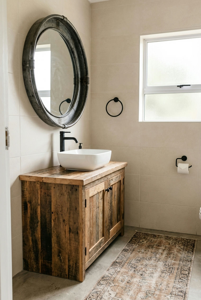 Reclaimed Wood Vanity