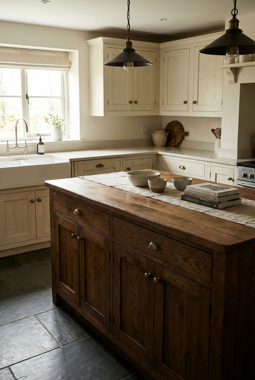 Warm Wood Island Focus