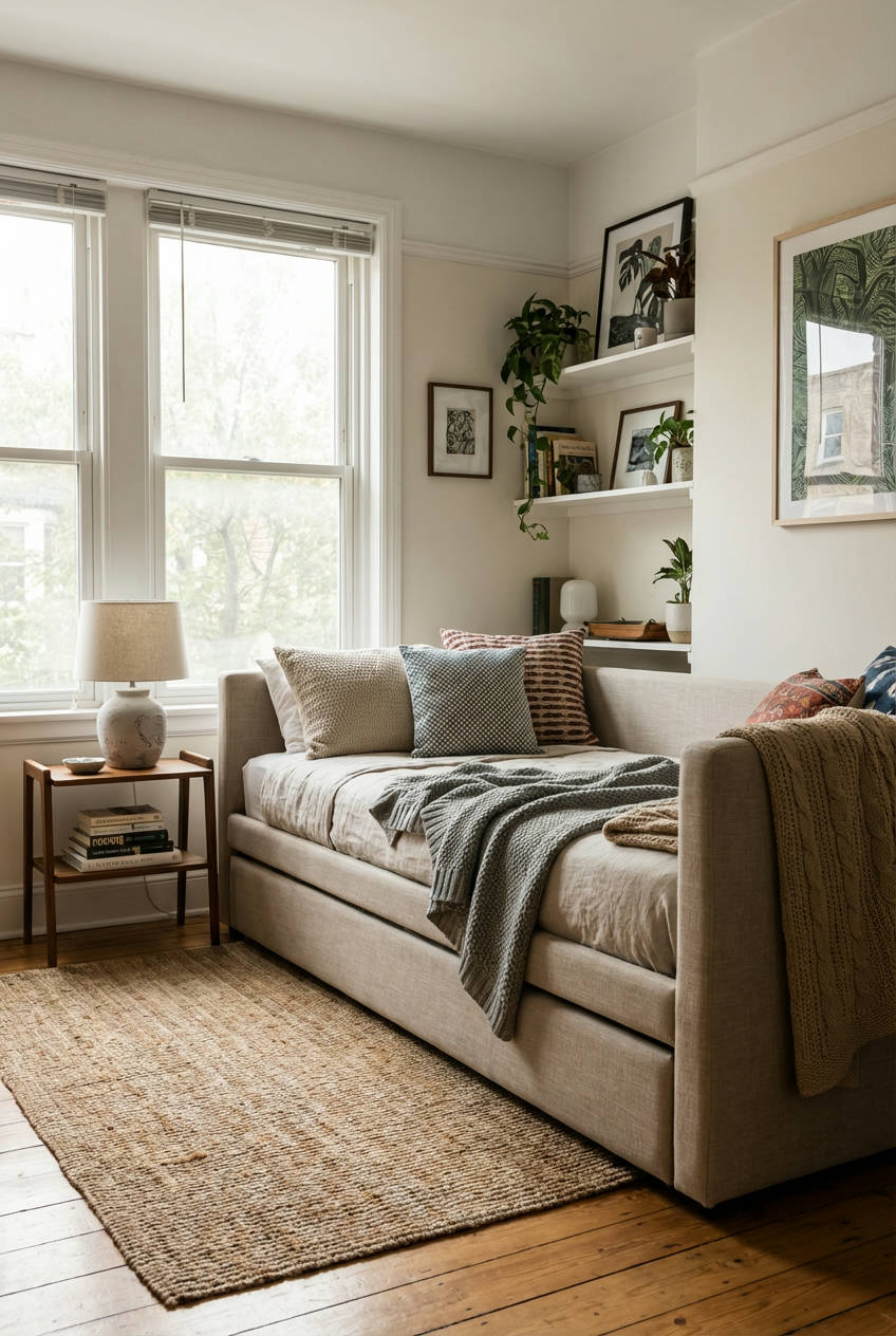 Daybed as Sofa for Dual Use