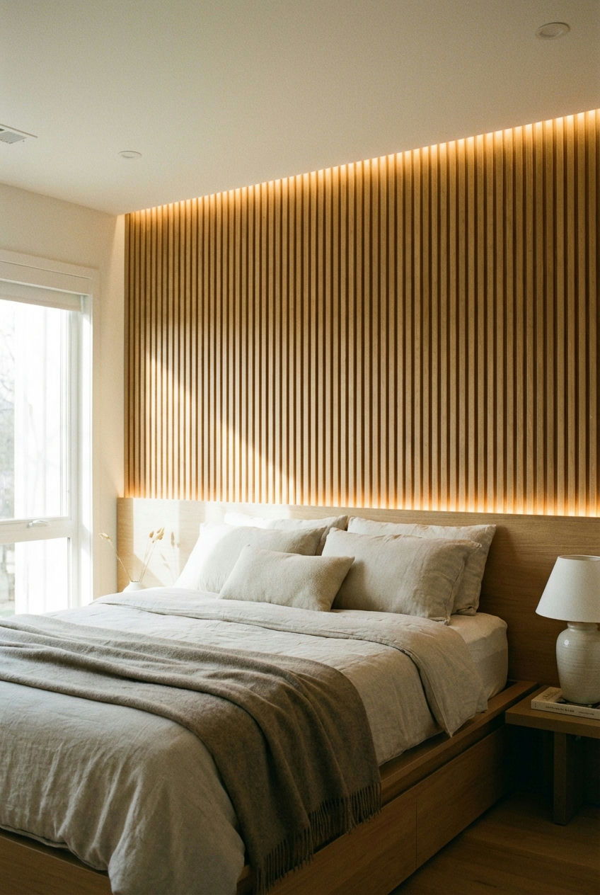 Integrated Headboard Panelling