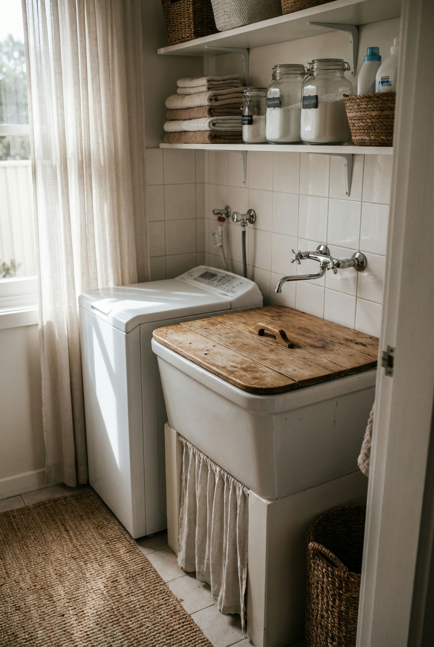 Utility Sink with Cover