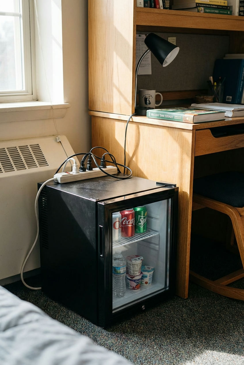 Mini-Fridge-for-Convenience