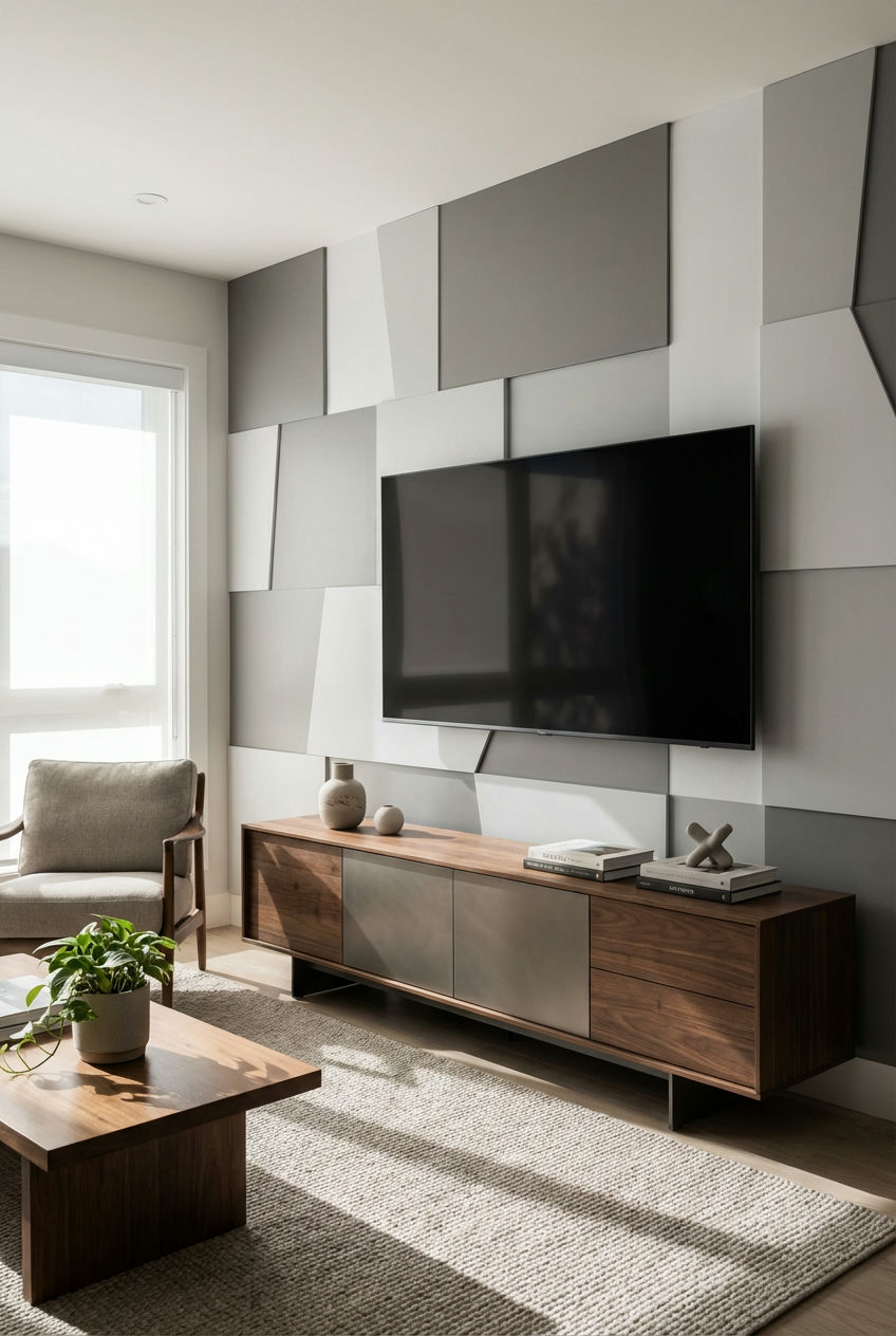 Geometric Panel Accent