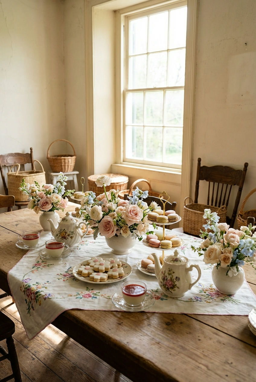 Baby in Bloom Whimsical Tea Party
