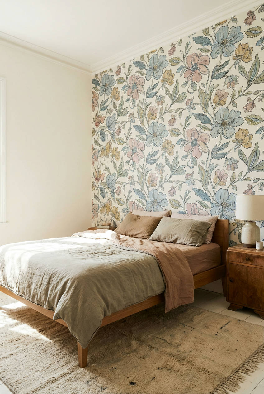 Whimsical Wallpaper Accent