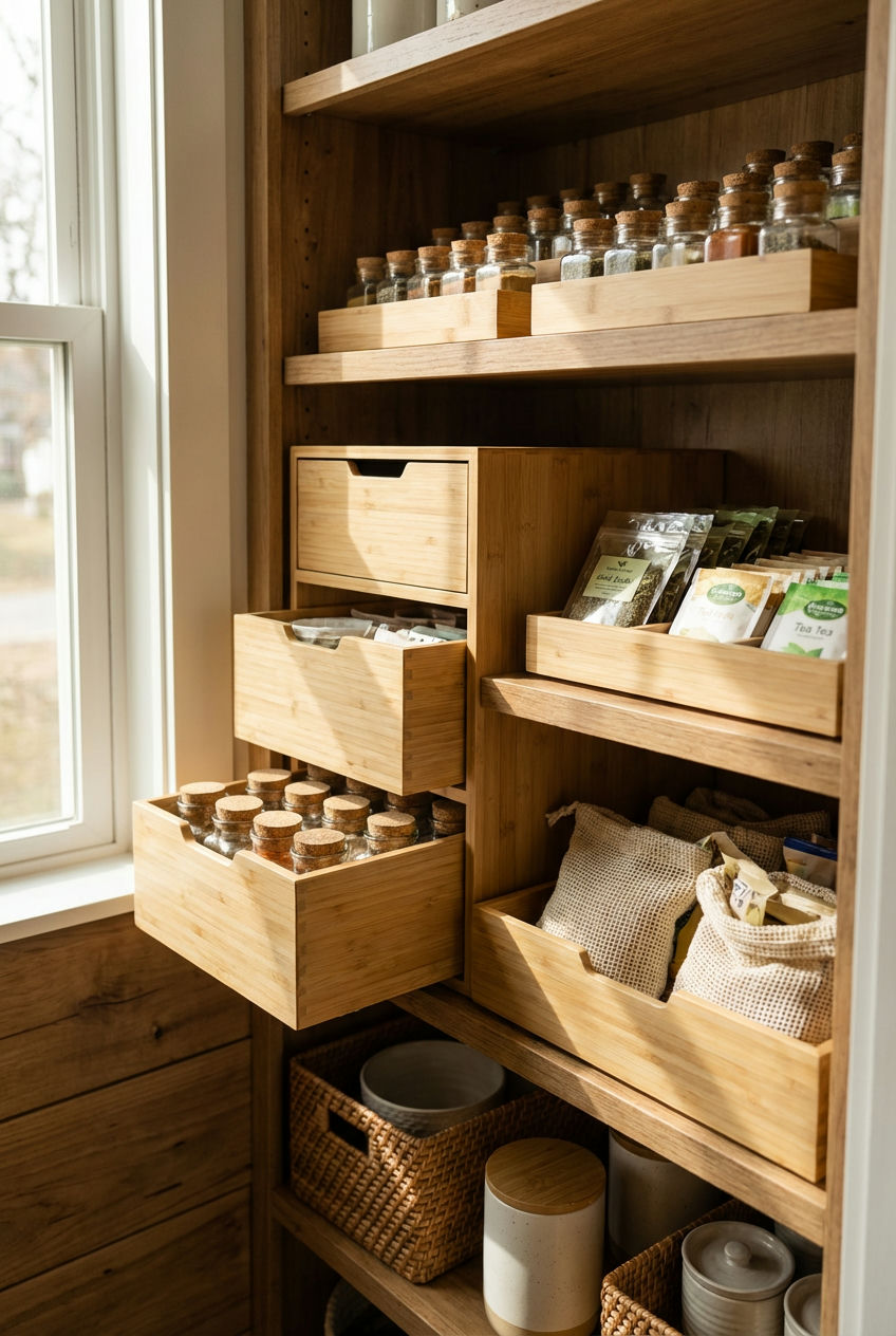 Incorporating Bamboo Drawers and Trays