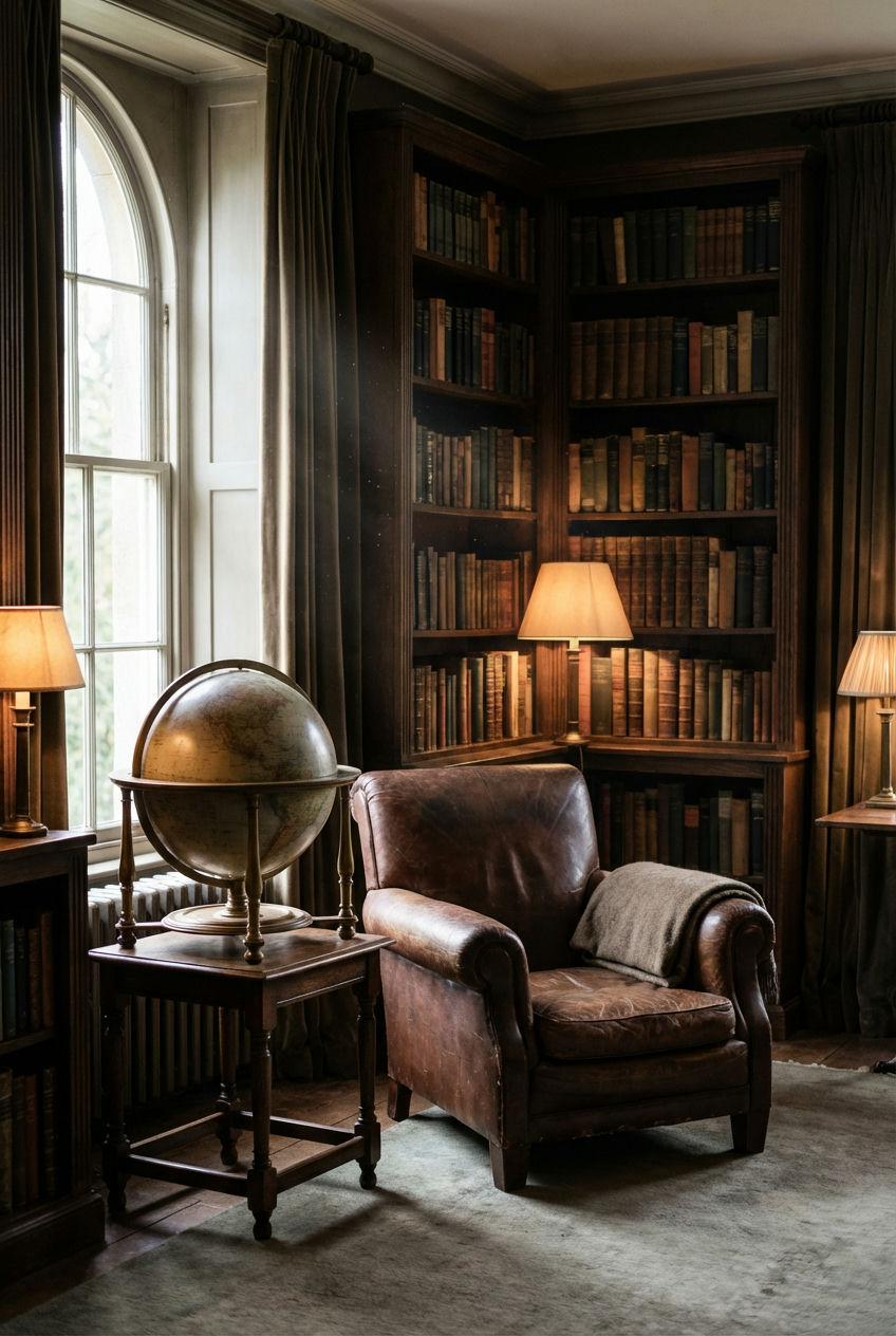 Dark Academia Inspired Libraries