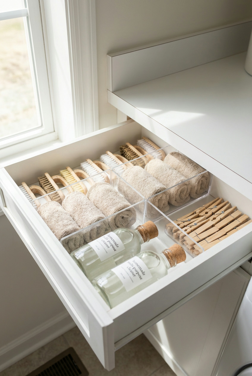 Vertical Drawer Organizers for Supplies