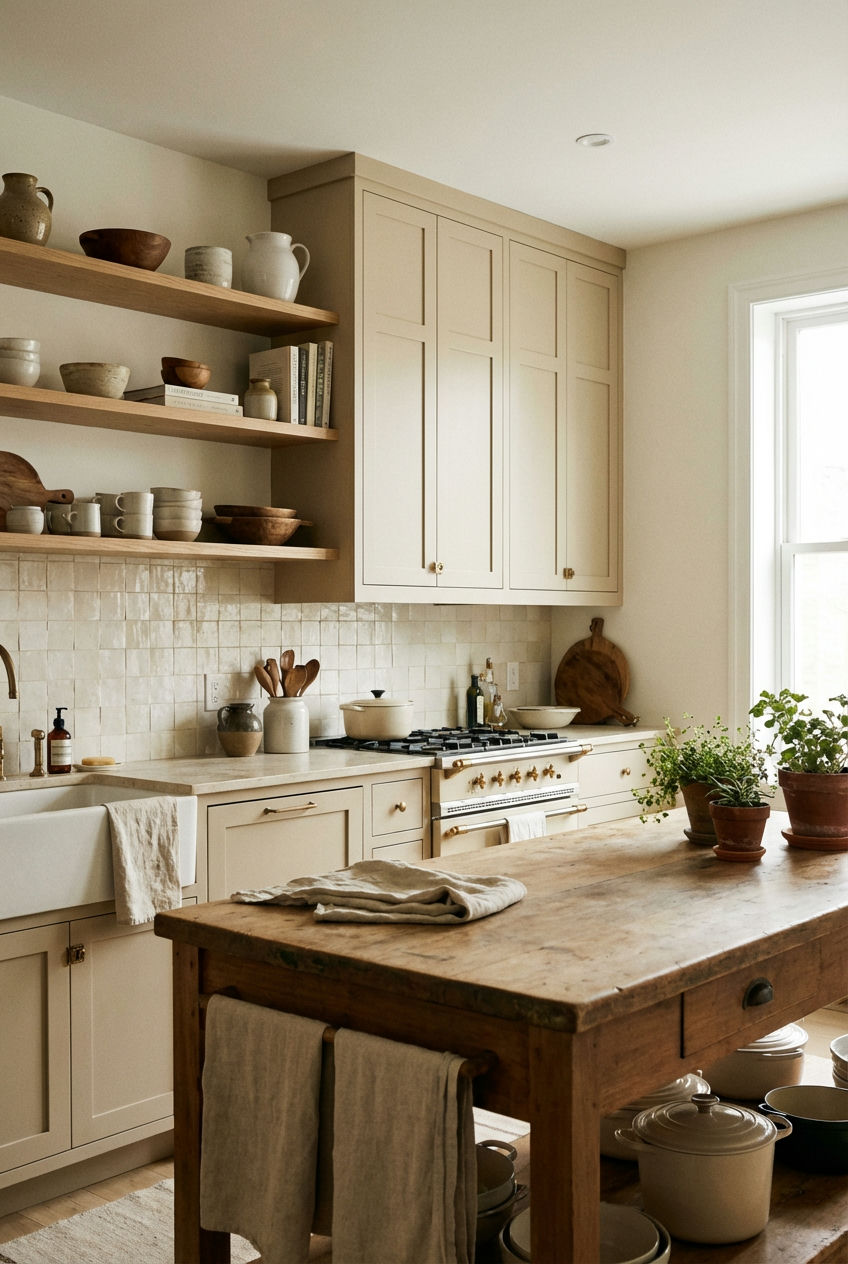 Warm Oatmeal Beige