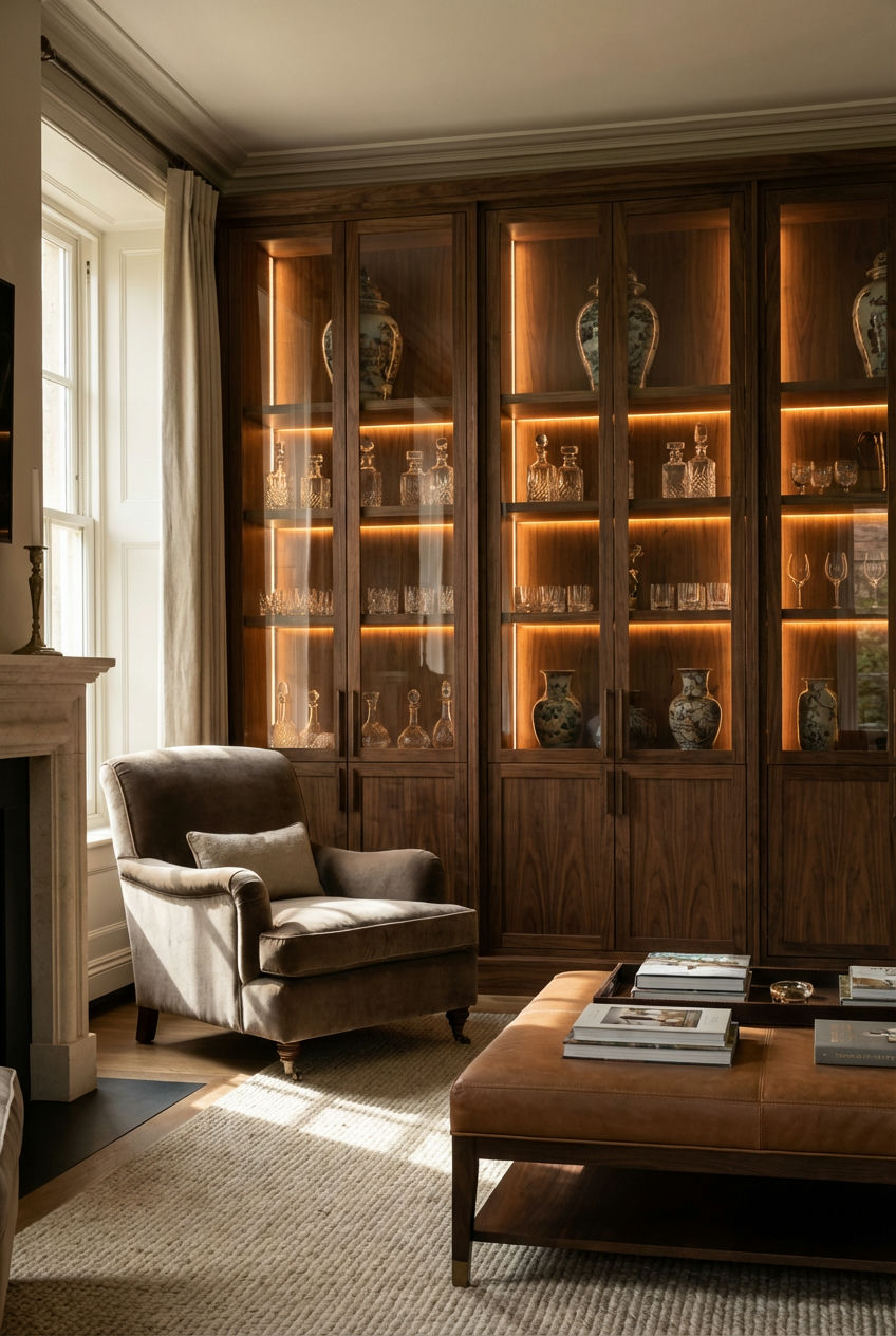 Backlit Glass Cabinets