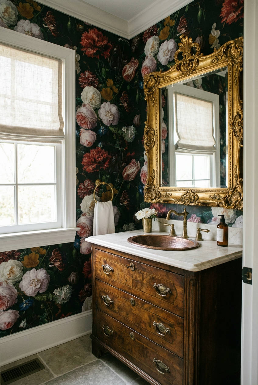 Bathroom as Powder Room Statement