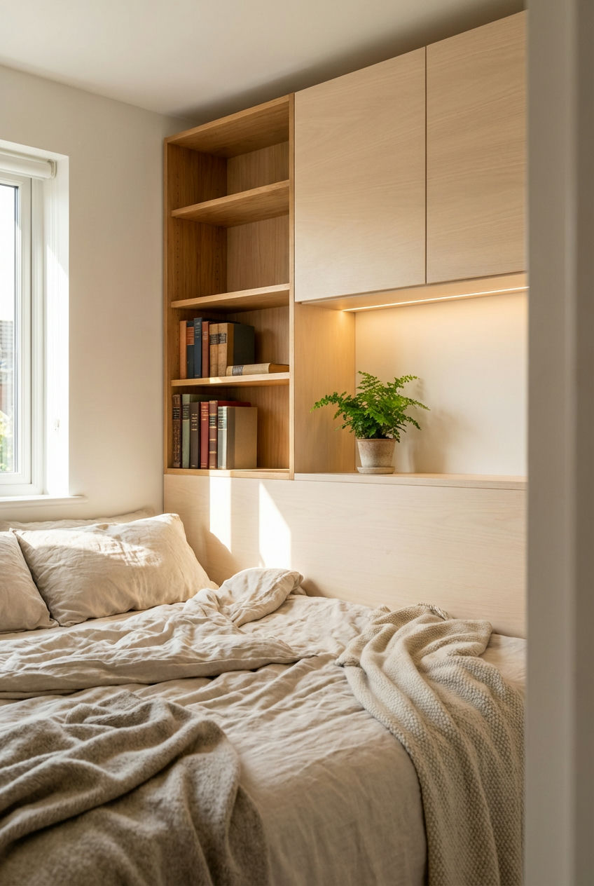 Headboard with Built-in Storage