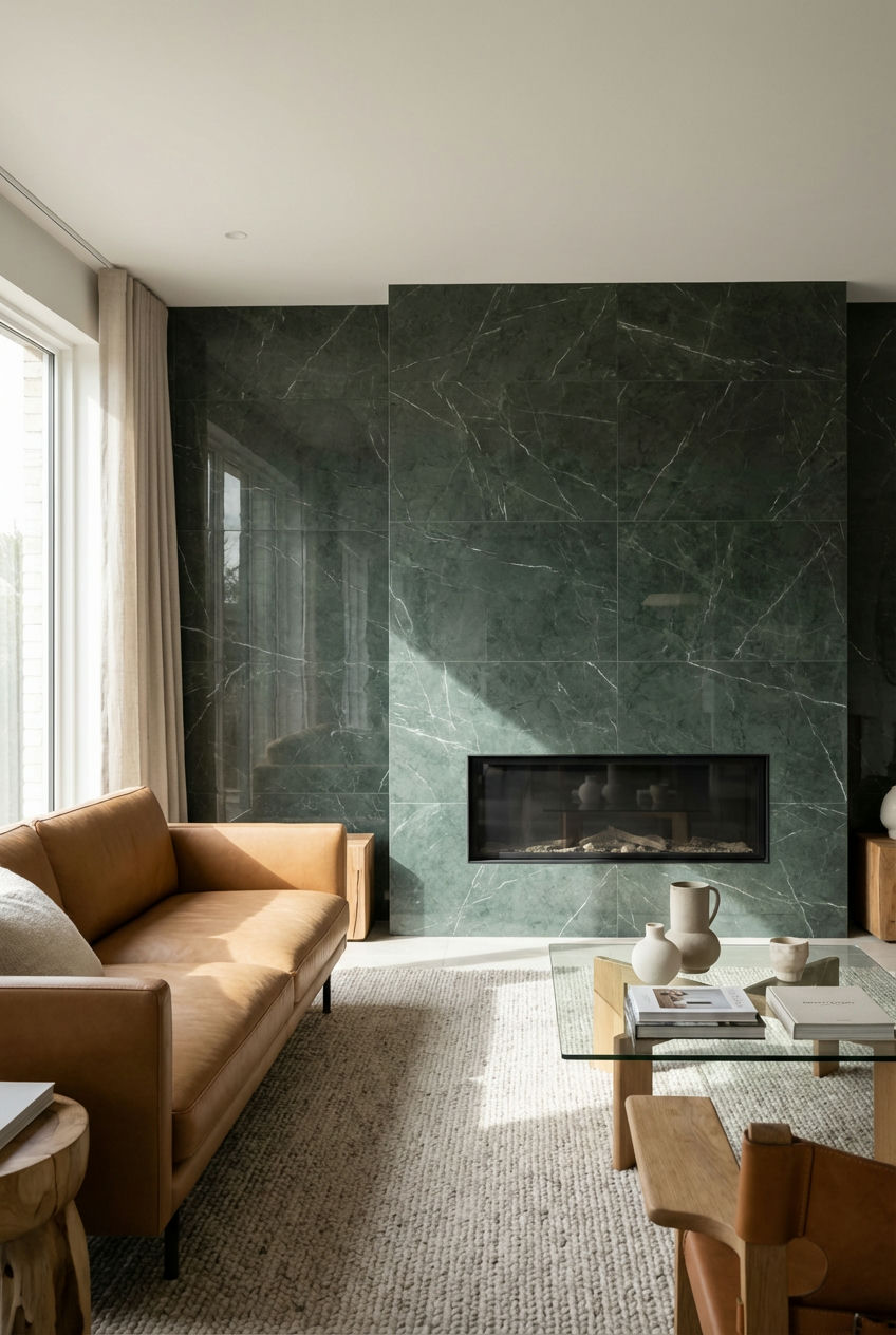 Bold Tiling as Wall Covering