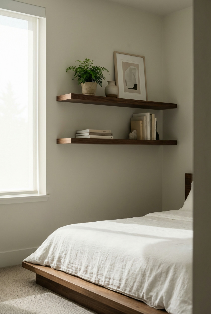 Minimalist Floating Shelves