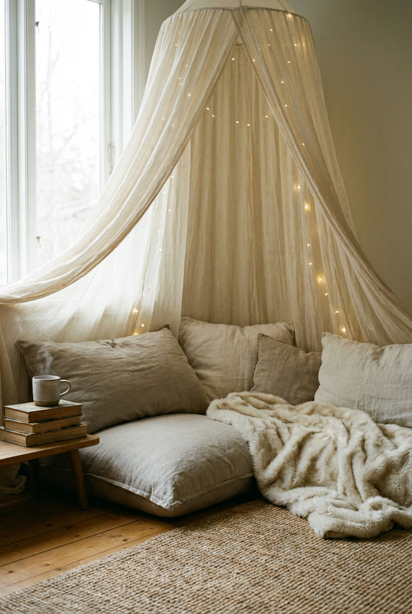 Cozy Corner with a Canopy