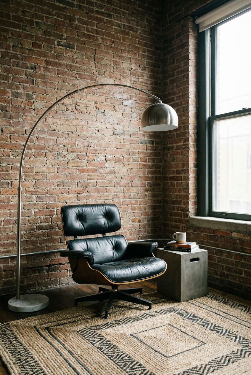 Industrial Chic Office Nook