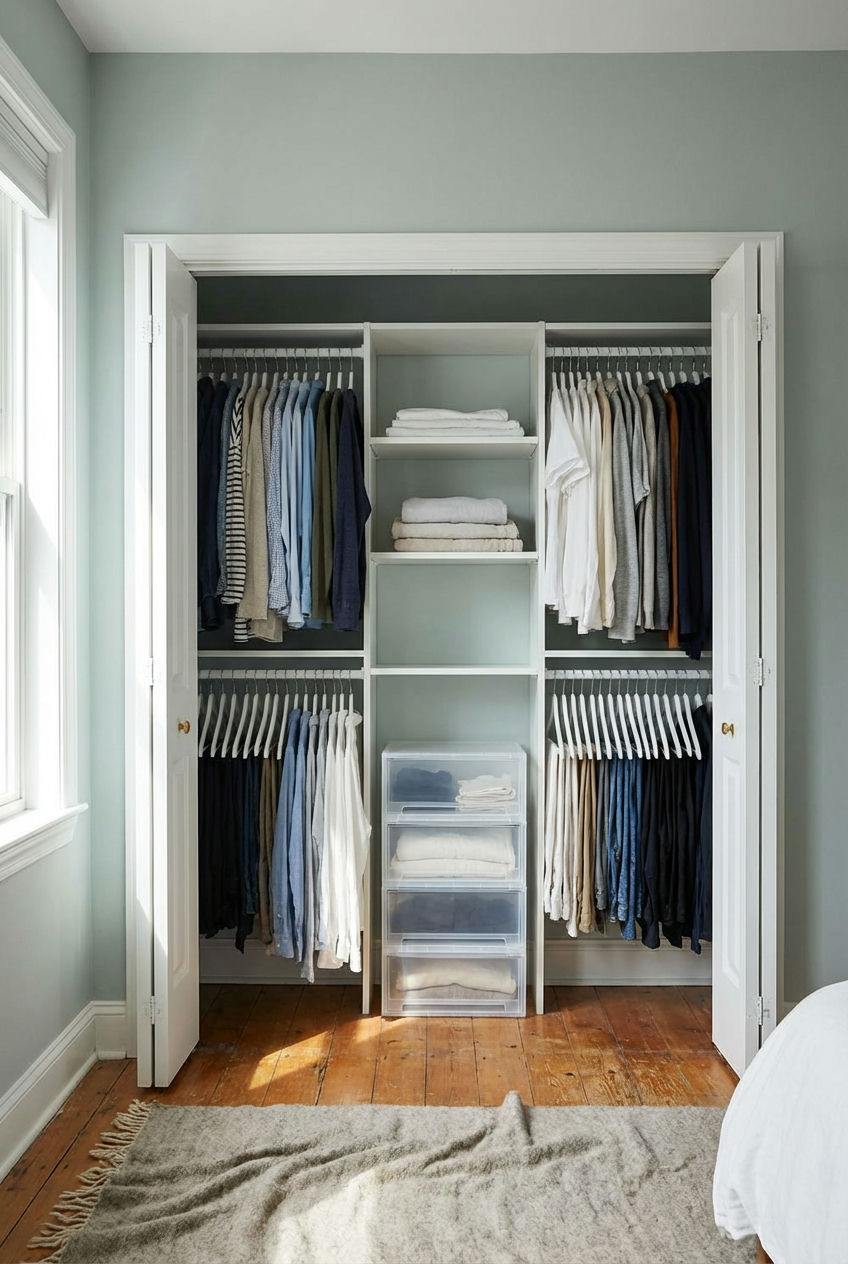 Minimalist Closet Organization