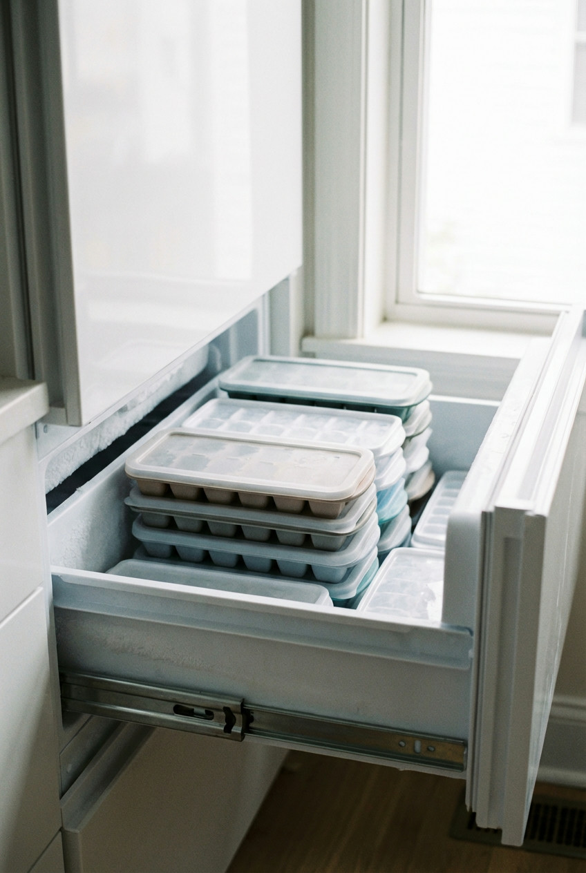 Ice Cube Tray Organization
