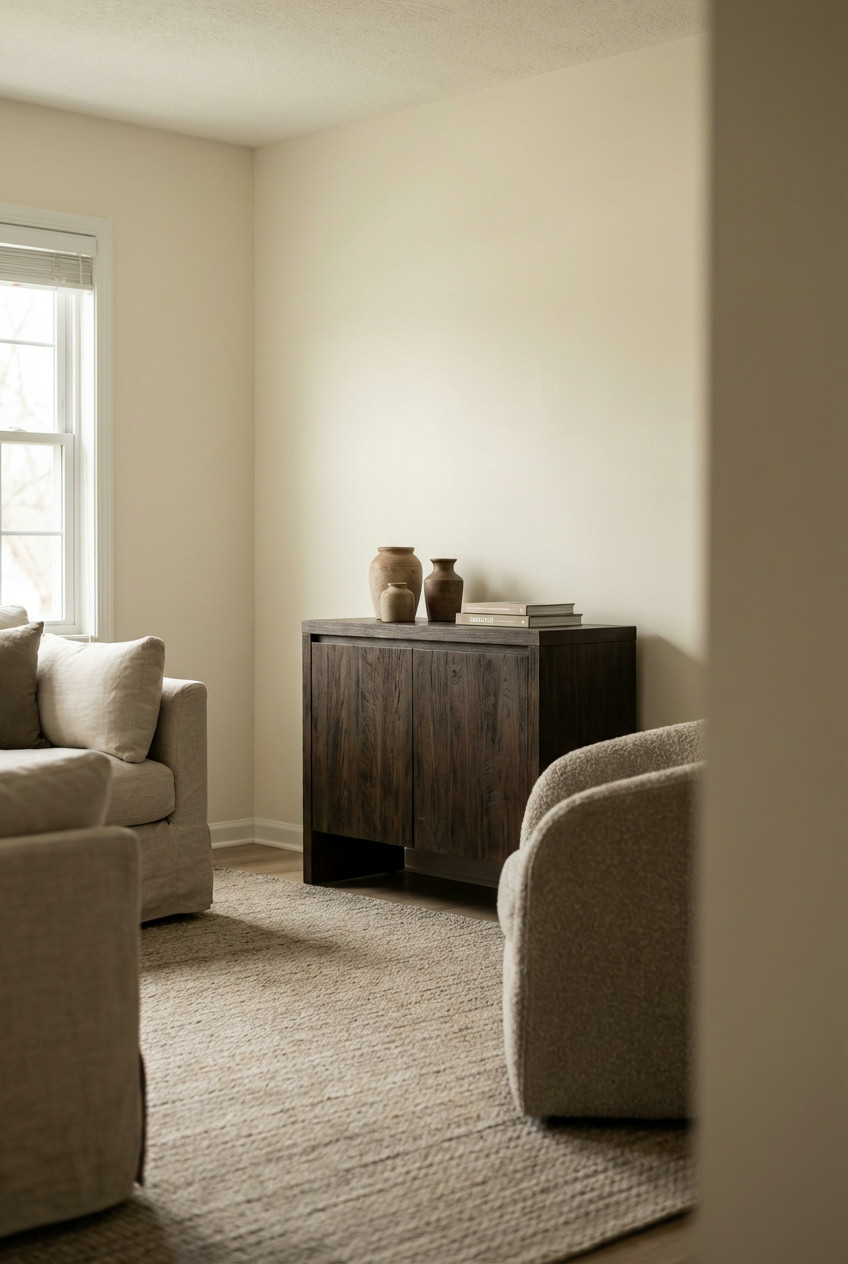 Dark Wood Accent Cabinet