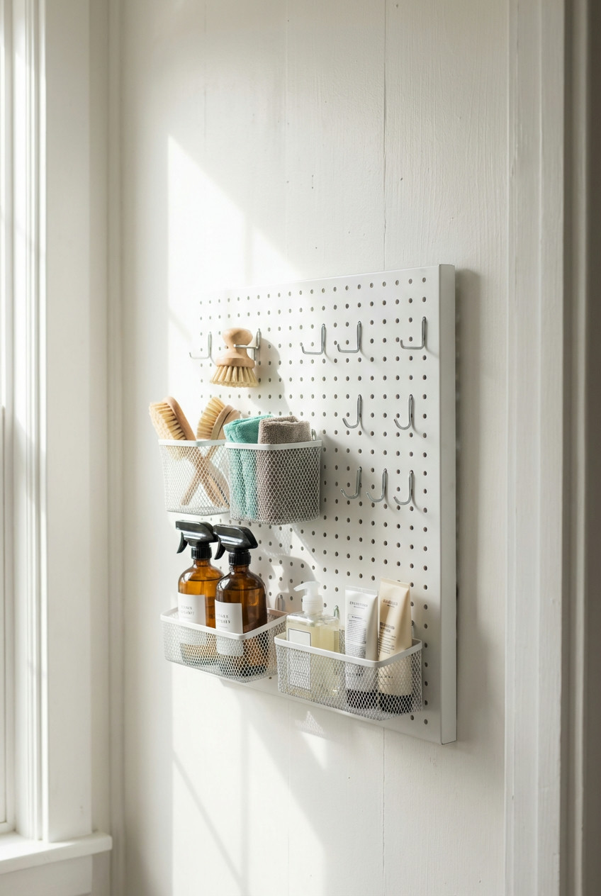 Using Pegboards for Customizable Storage