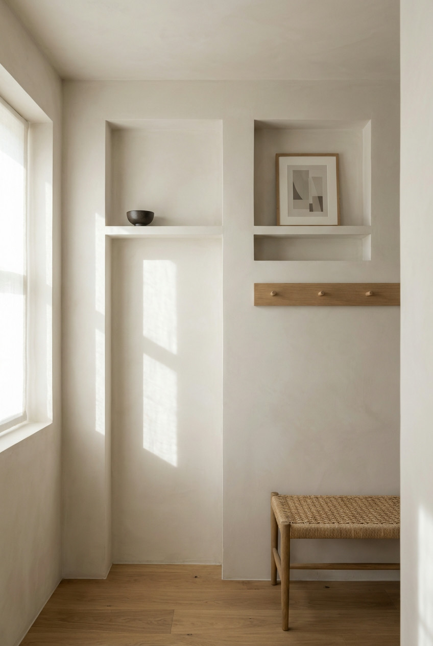 Display Nooks in Entryway