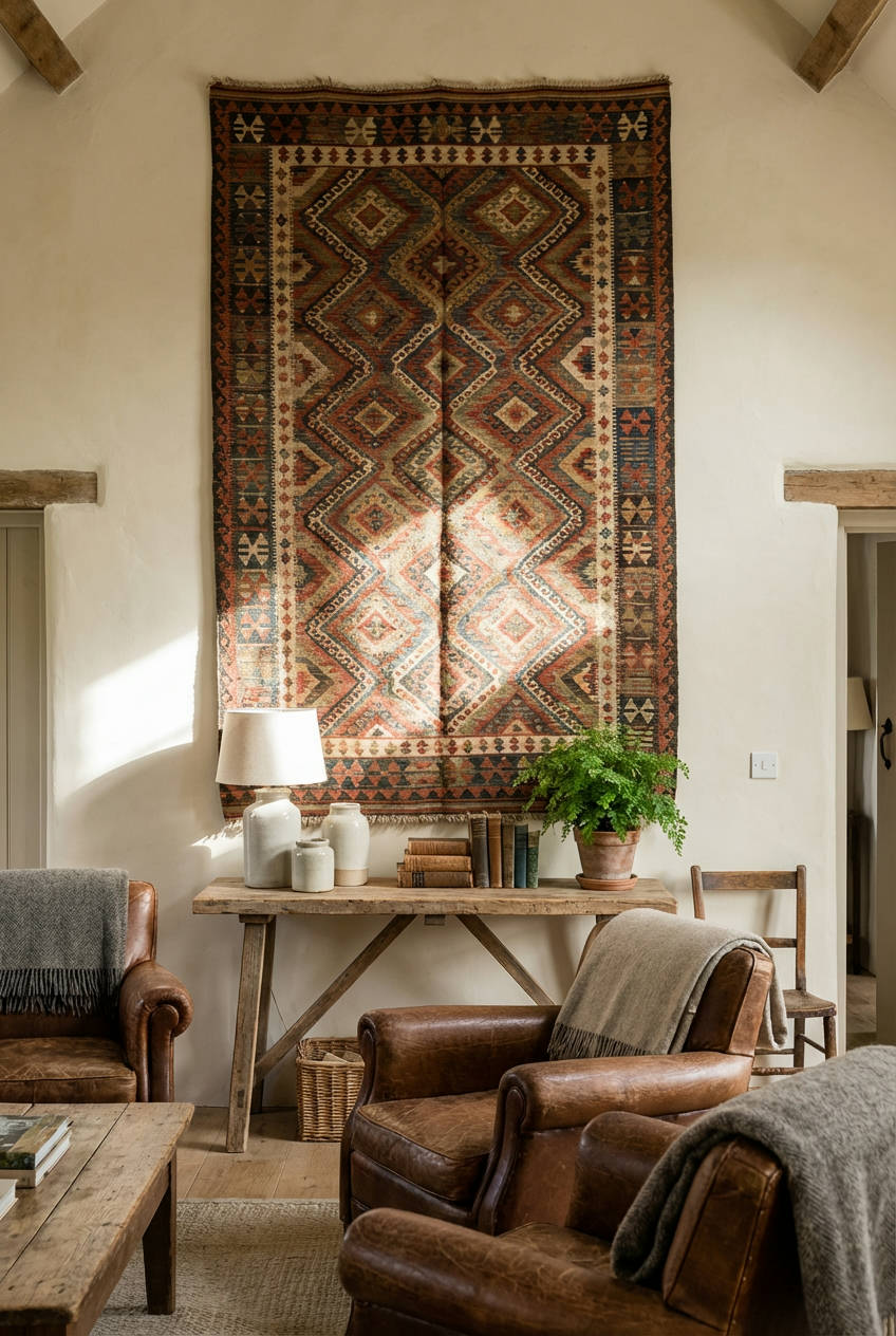 Vintage Rugs as Art