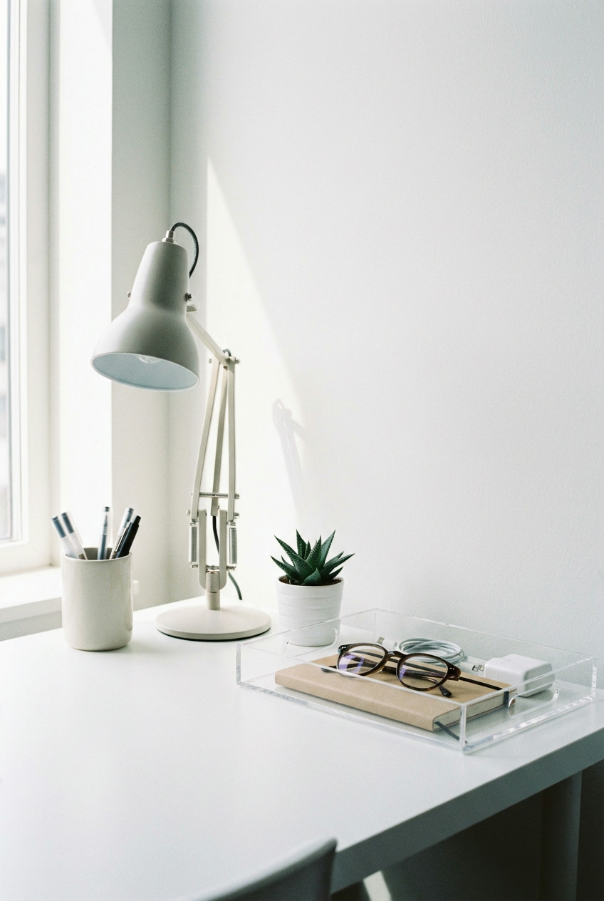Curated Desk Organization