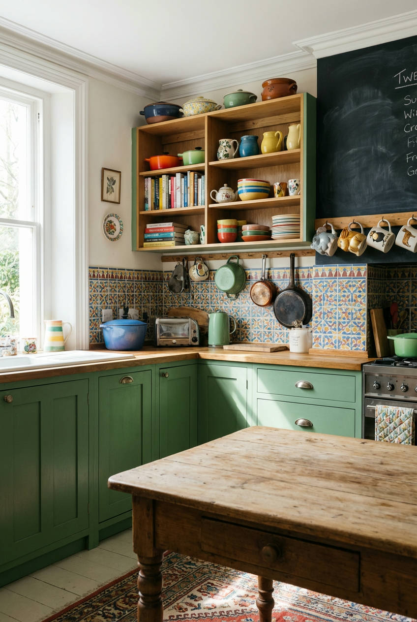 Playful & Eclectic Kitchens
