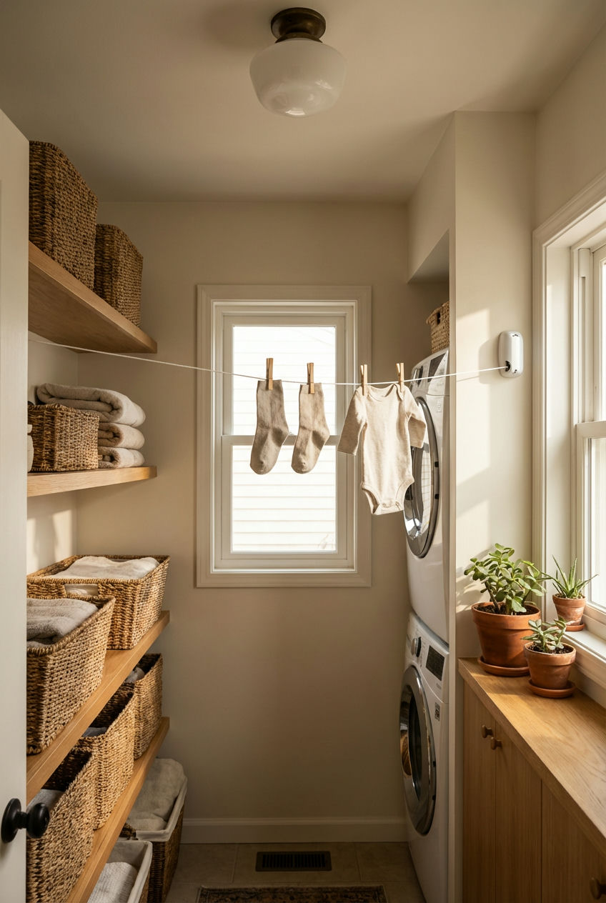 Retractable Clothesline for Small Items