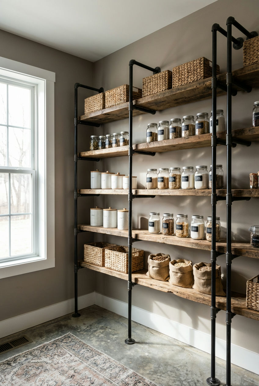 Industrial Chic Shelving