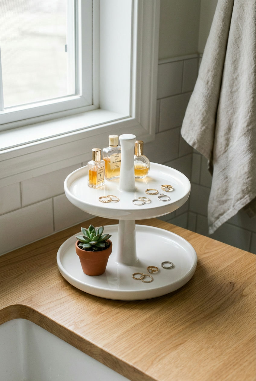 Tiered Trays for Countertops