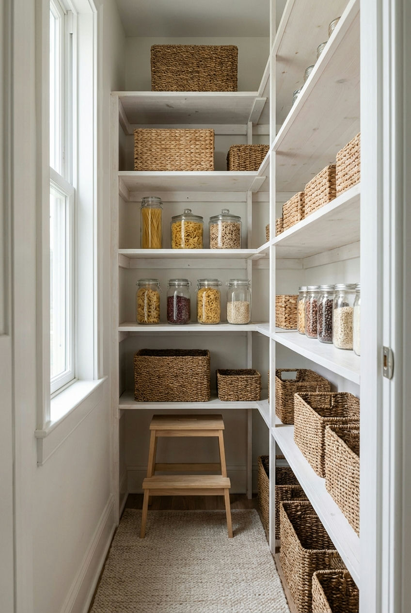 Transform Your Closet into a Pantry