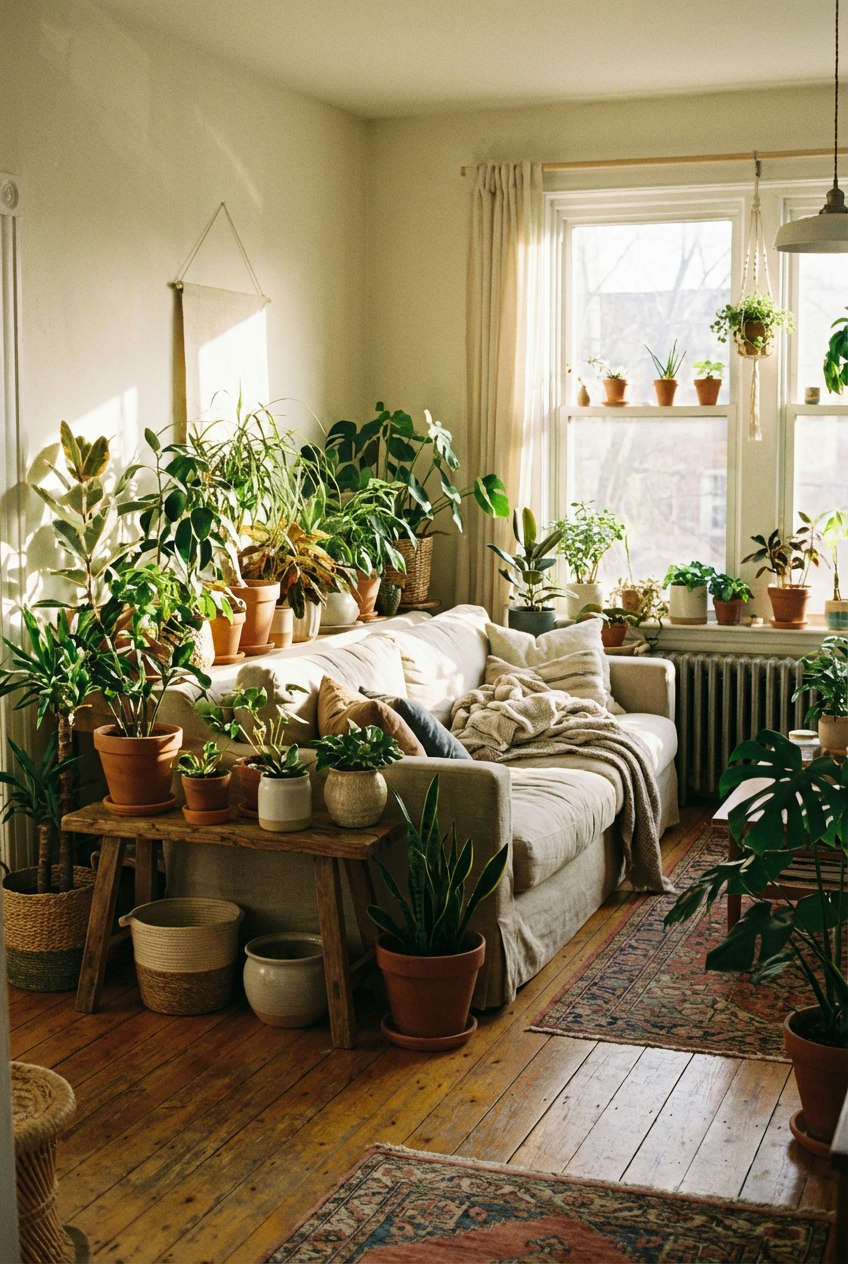 The Green Oasis Apartment Aesthetic