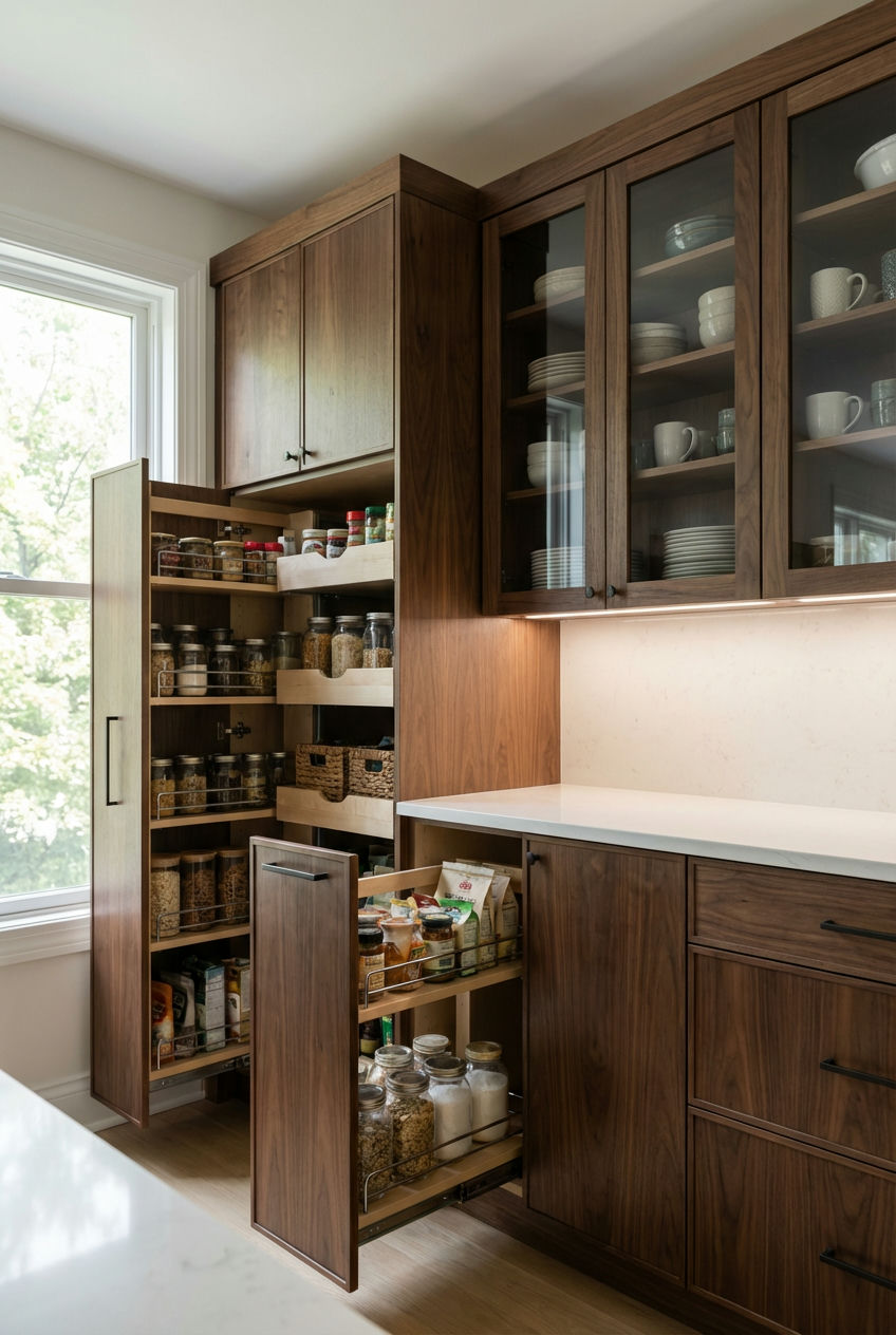 Exposed Natural Wood for Organization
