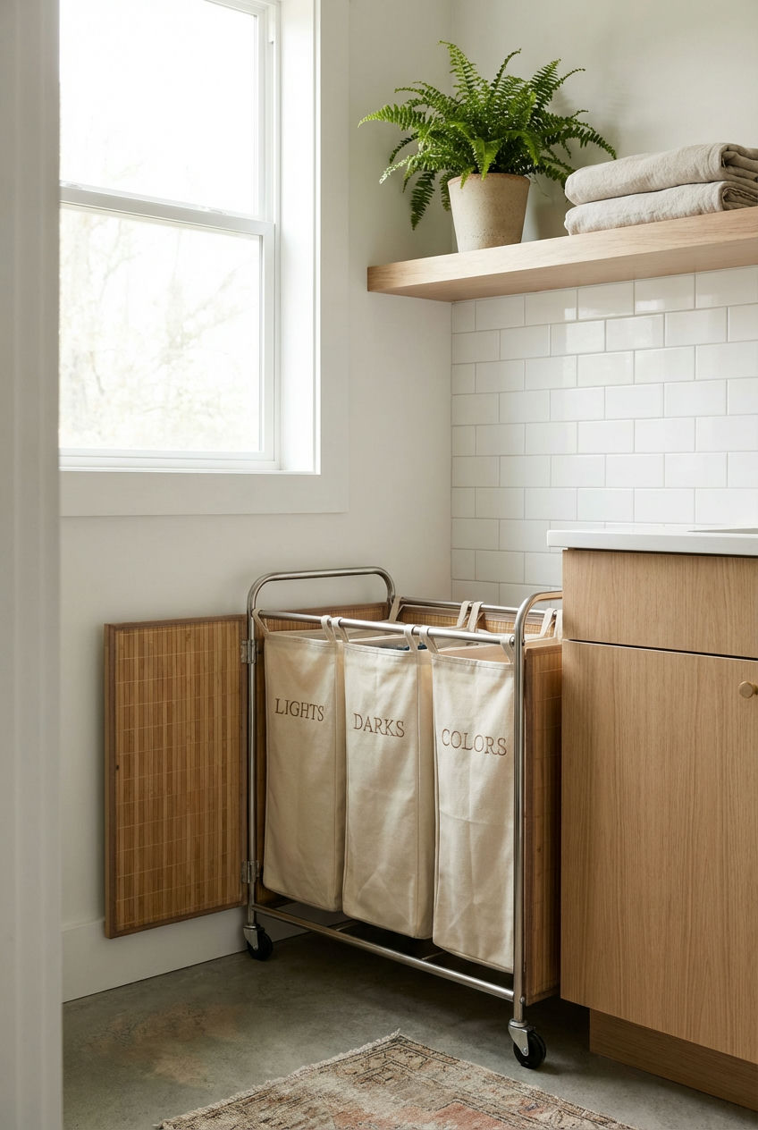 Rolling Laundry Hampers