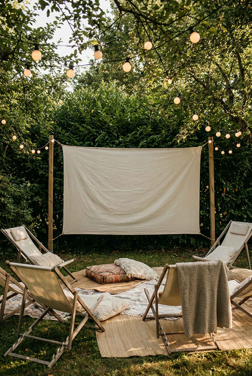 Outdoor Cinema Setup
