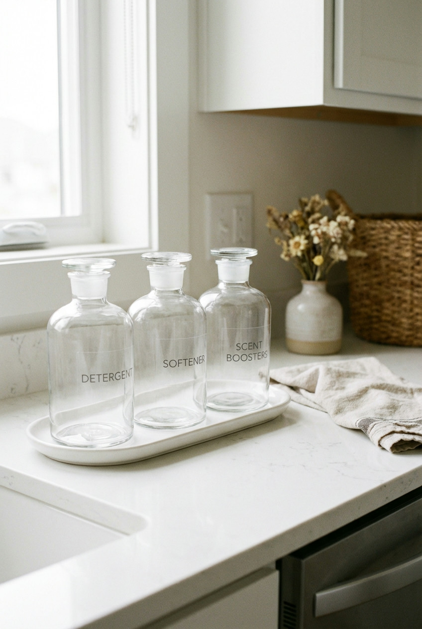 Dedicated Detergent Dispensers for a Clutter-Free Look