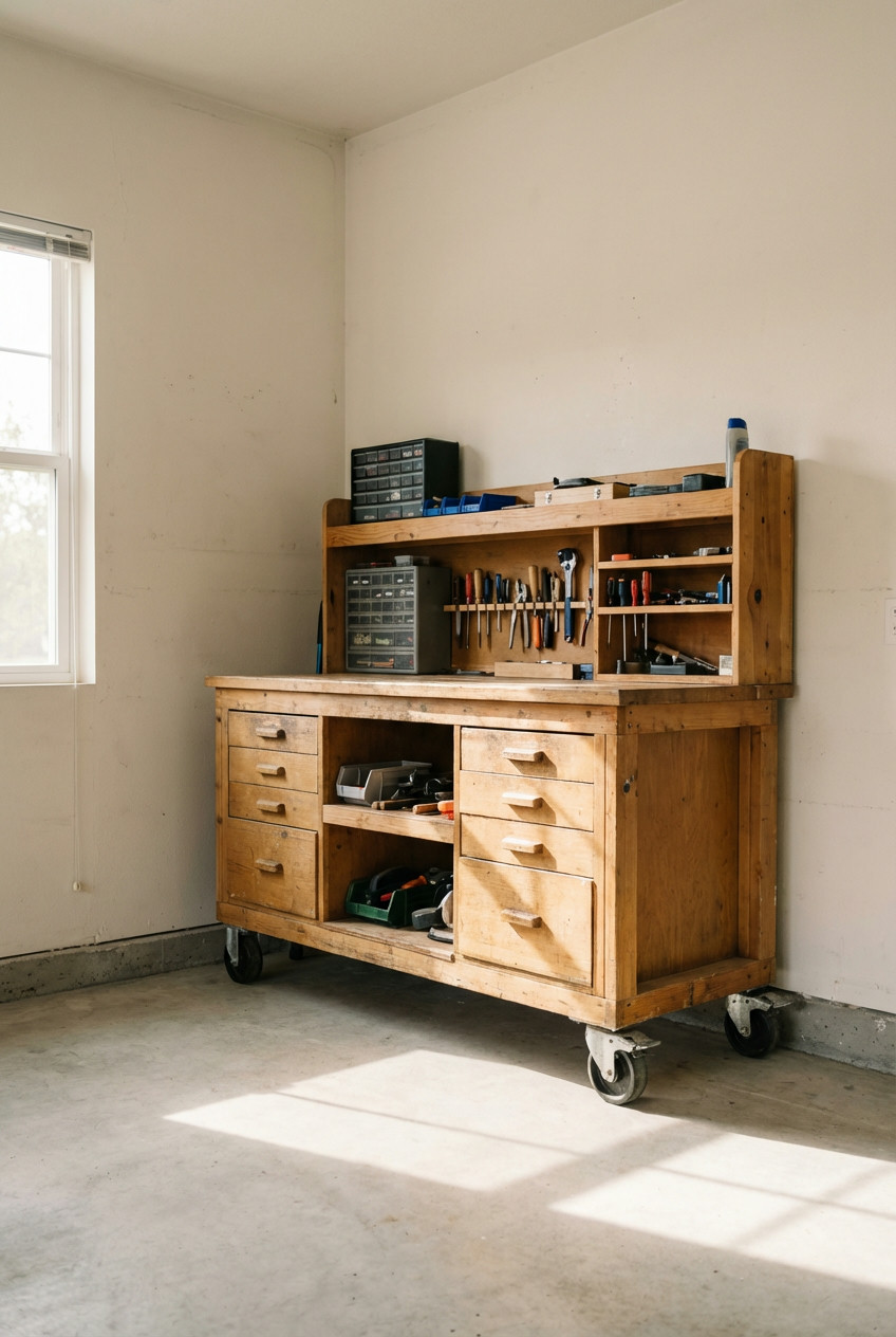 Rolling Workbench with Storage