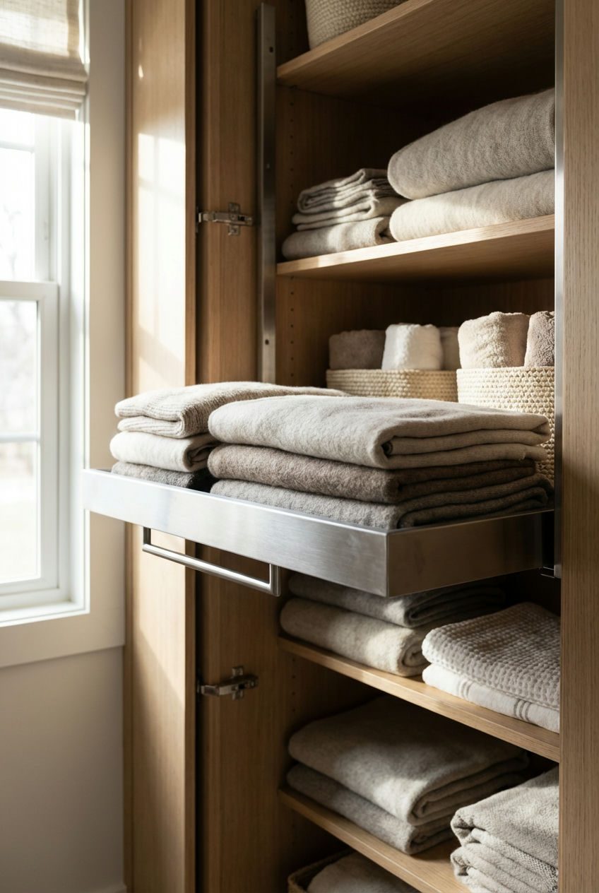 Pull-Down Storage for Hard-to-Reach-Items