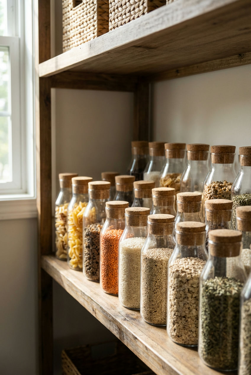 Decanting Pantry Staples for a Uniform Look