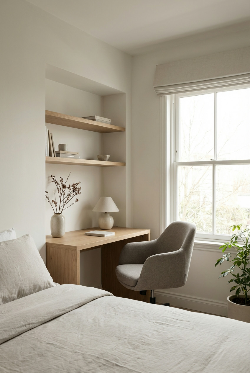 Integrated Home Office Nook