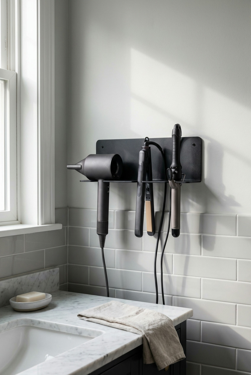Wall-Mounted Organizers for Hot Tools