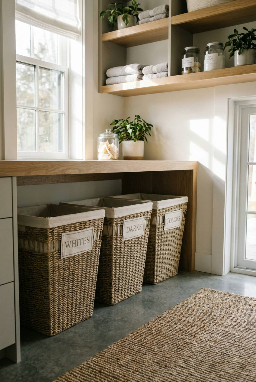 Smart Laundry Hampers for Sorting