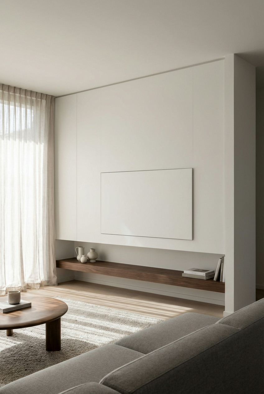 Hidden Compartment Media Wall