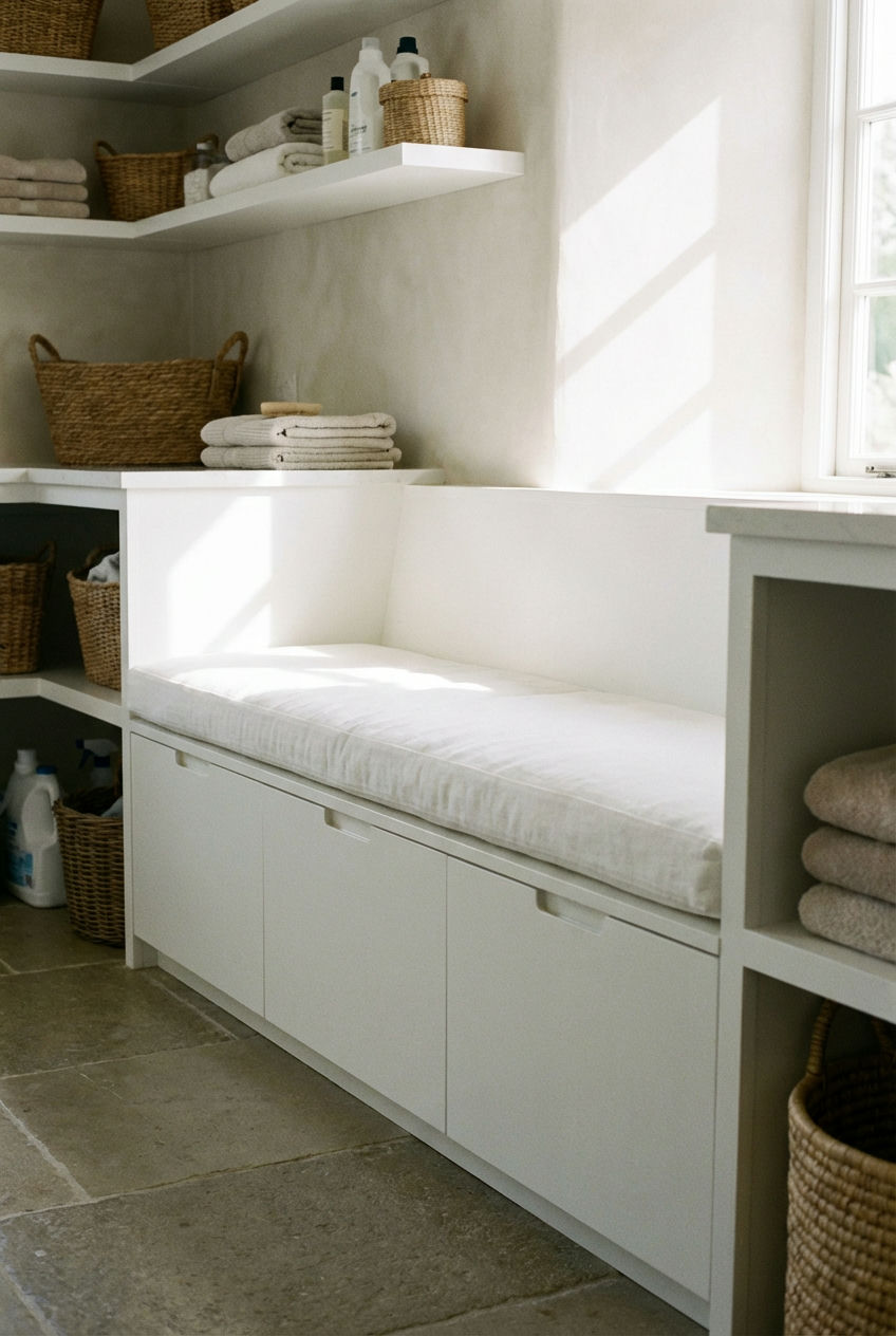 Built-In Storage Benches