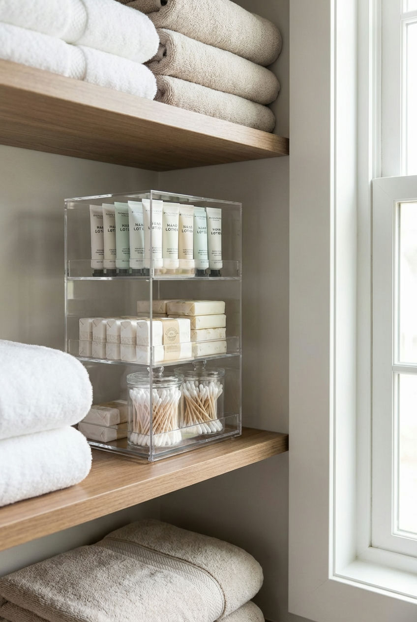 Incorporating Small Tiered Shelves